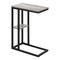 Monarch Specialties End Table, 18.25 W, 25.25 H, Particle Board, Metal, Grey I 3671 - alternate 1